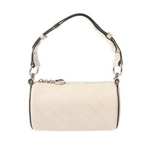 GUCCI White Leather Shoulder Bag